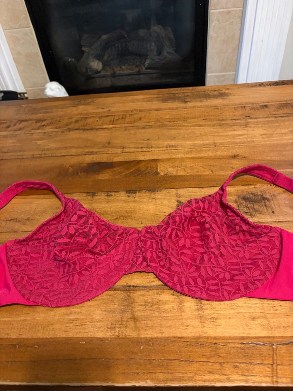 Olga Hot Pink Seamless Wired Support Bra